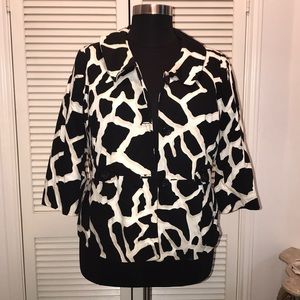 Gorgeous cow print jacket!